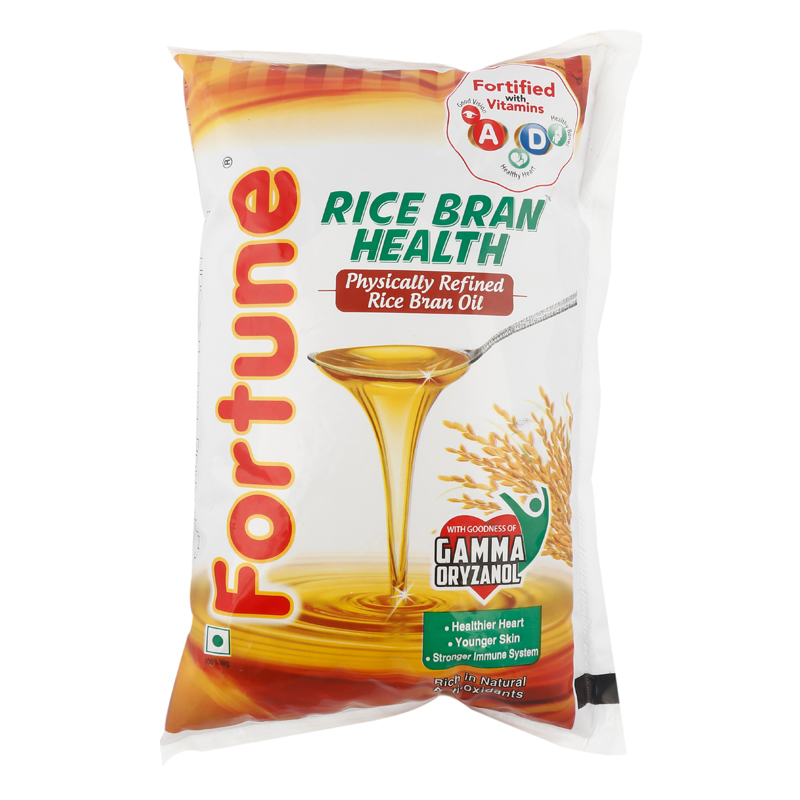 Fortune Ricebran Oil 1Ltr Pouch